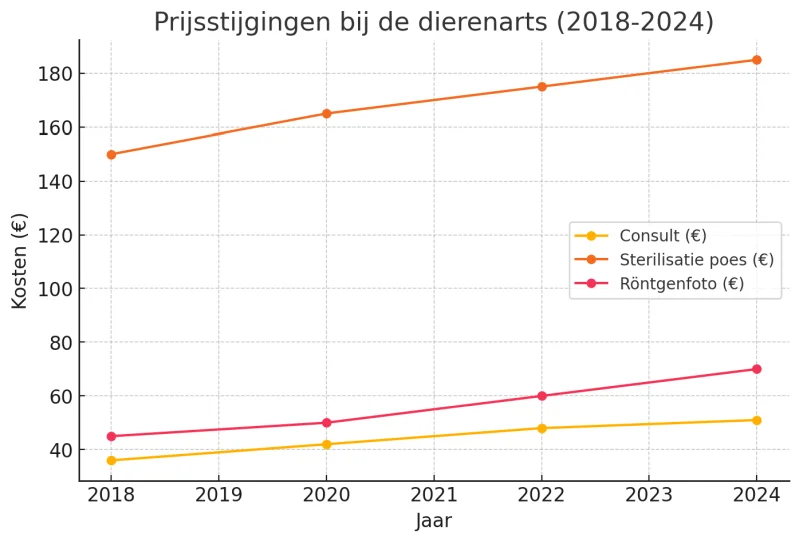 Stijging dierenartskosten